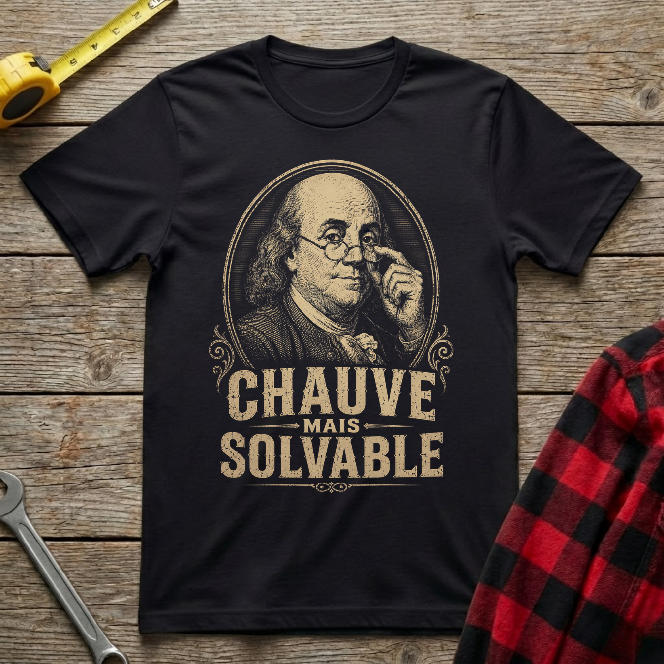 Chauve mais solvable T-Shirt