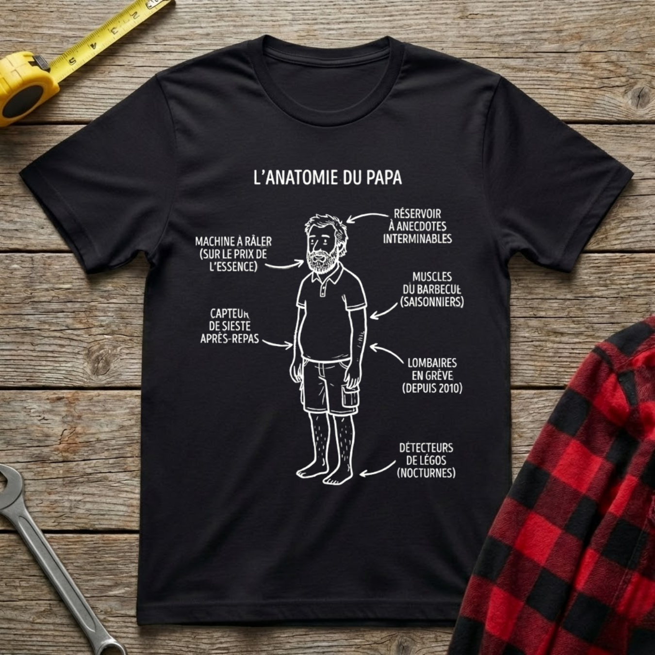 Anatomie du papa T-Shirt