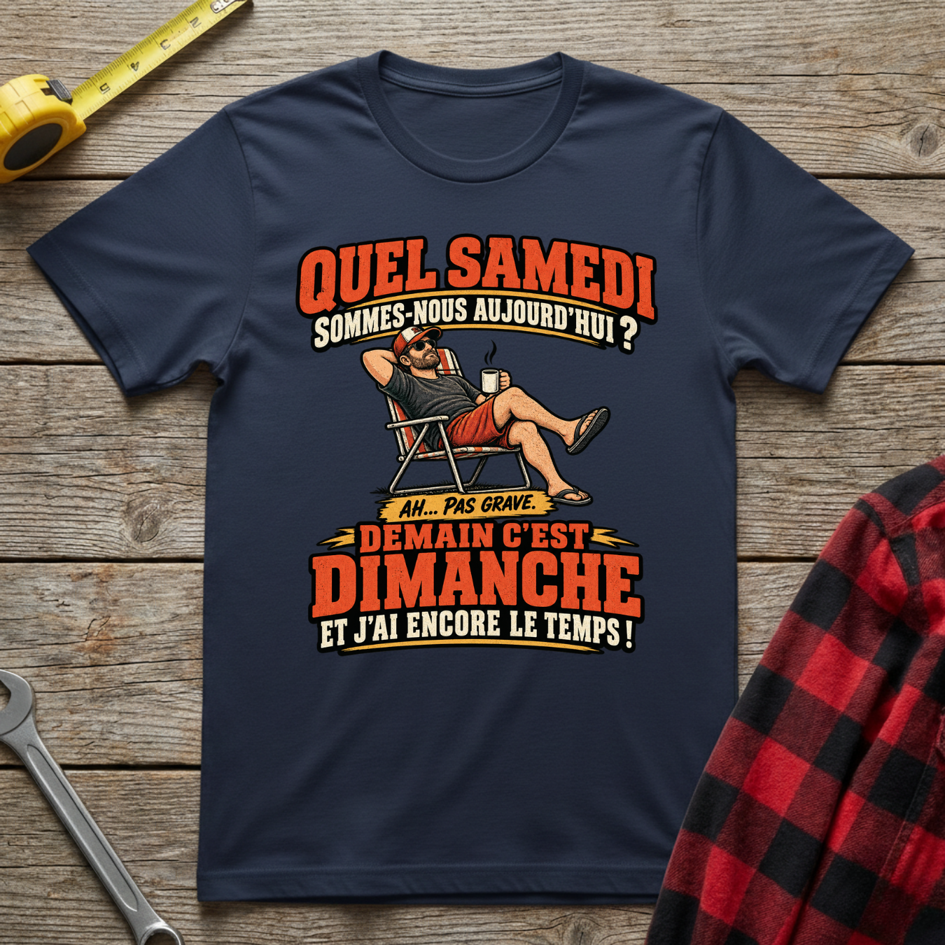 Quel Samedi Sommes-Nous T-Shirt