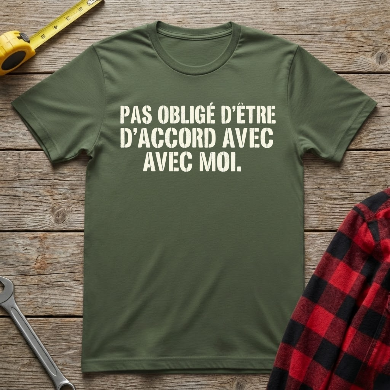 Pas obligé d'être d'accord T-Shirt
