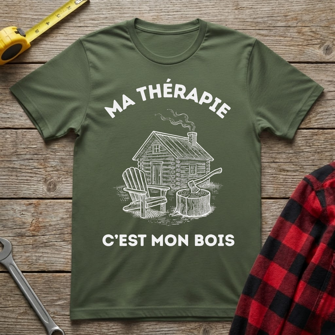 Ma thérapie c'est mon bois T-Shirt