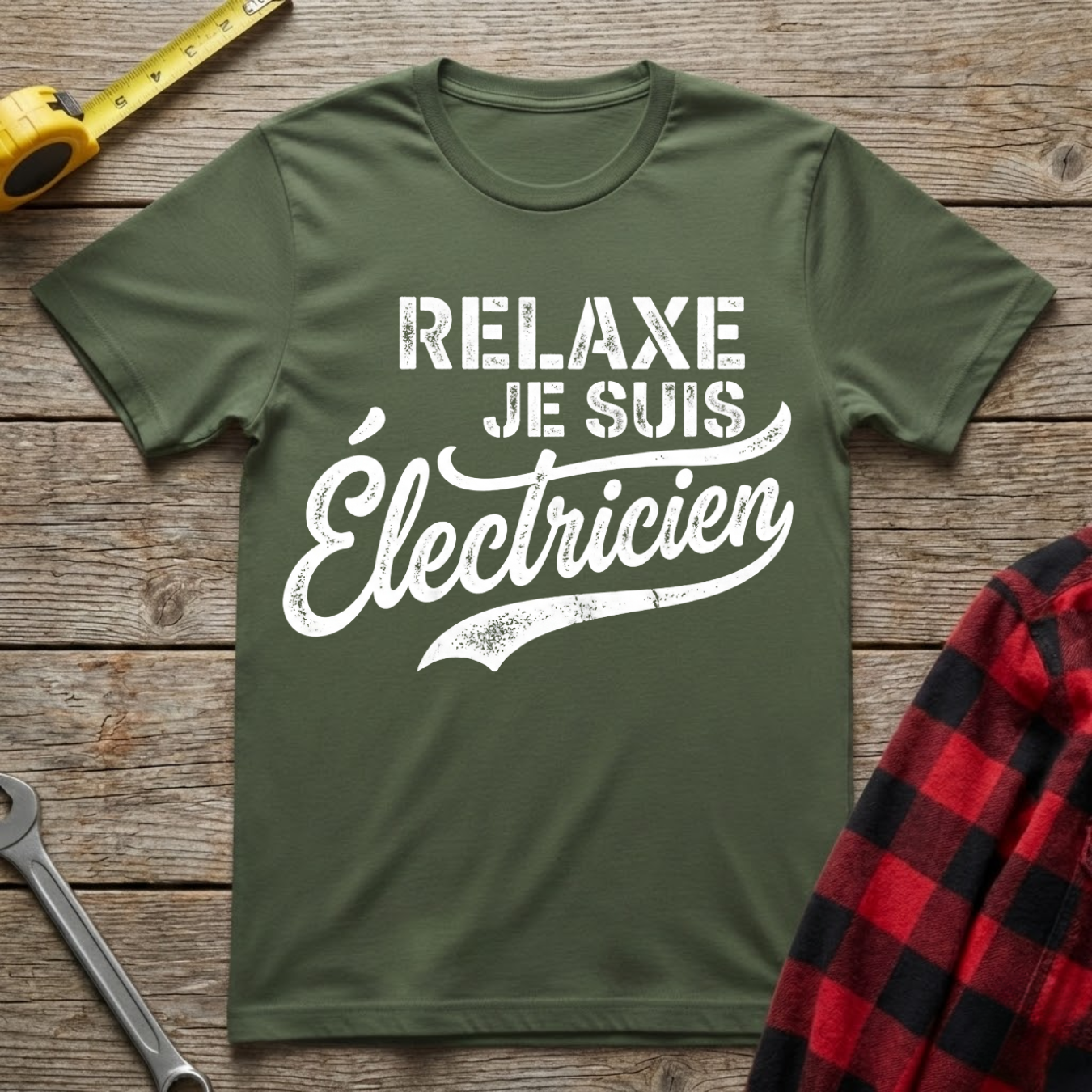 Relaxe je suis Électricien T-Shirt