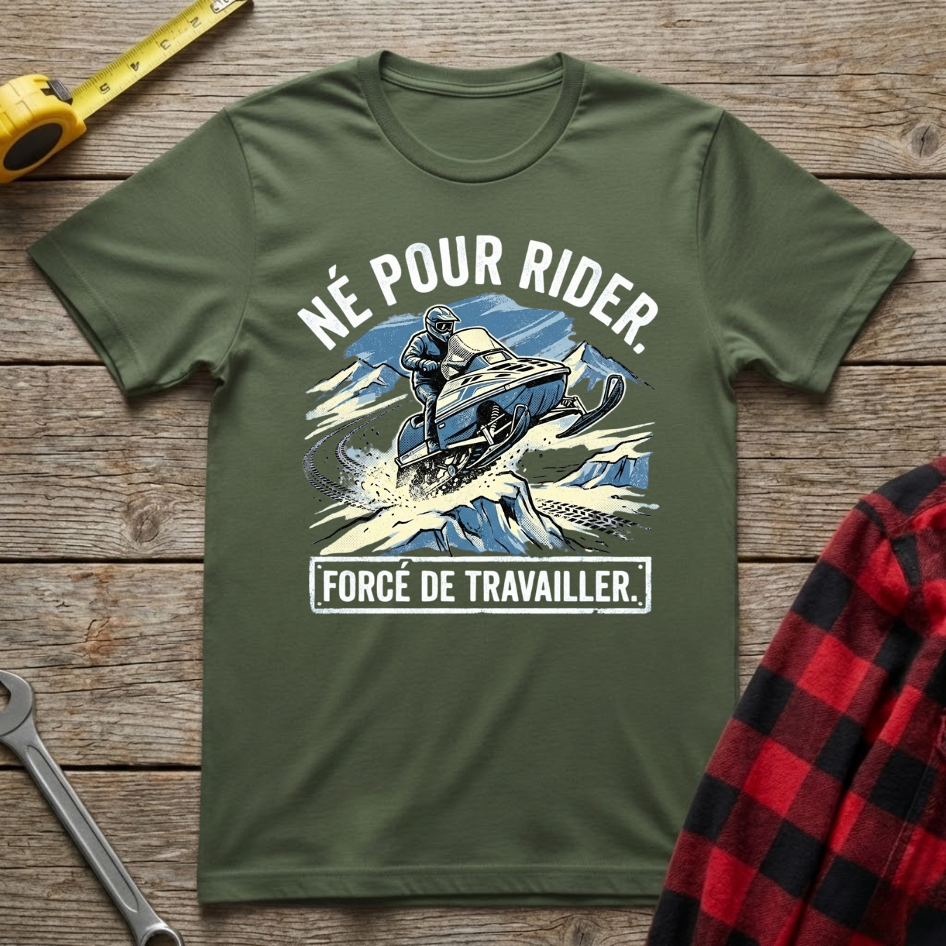 Né pour rider T-Shirt