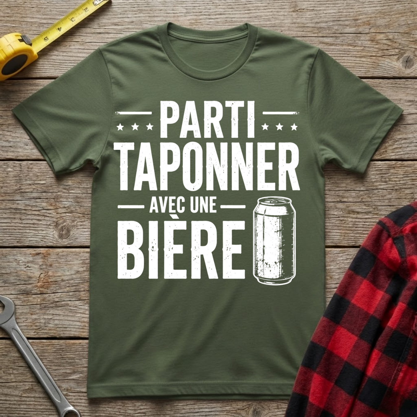 Parti Taponner Avec Une Bière T-Shirt