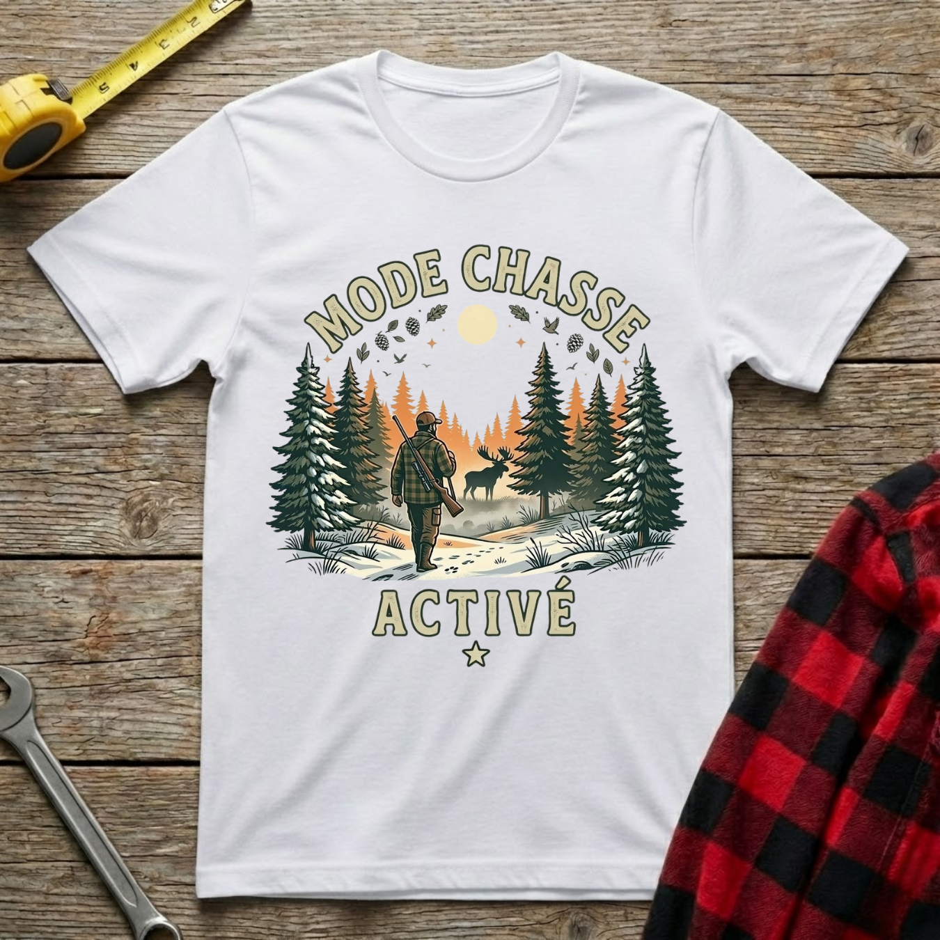 Mode Chasse Activé T-Shirt