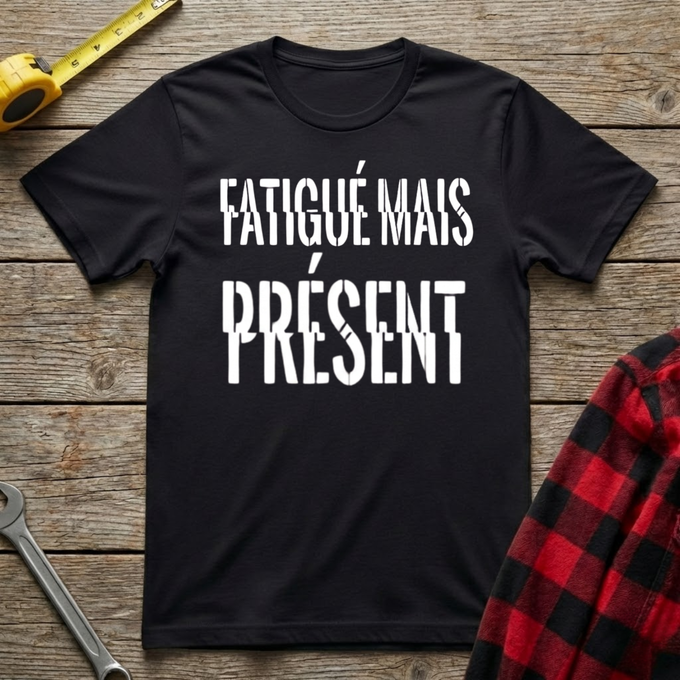 Fatigué mais Présent T-Shirt