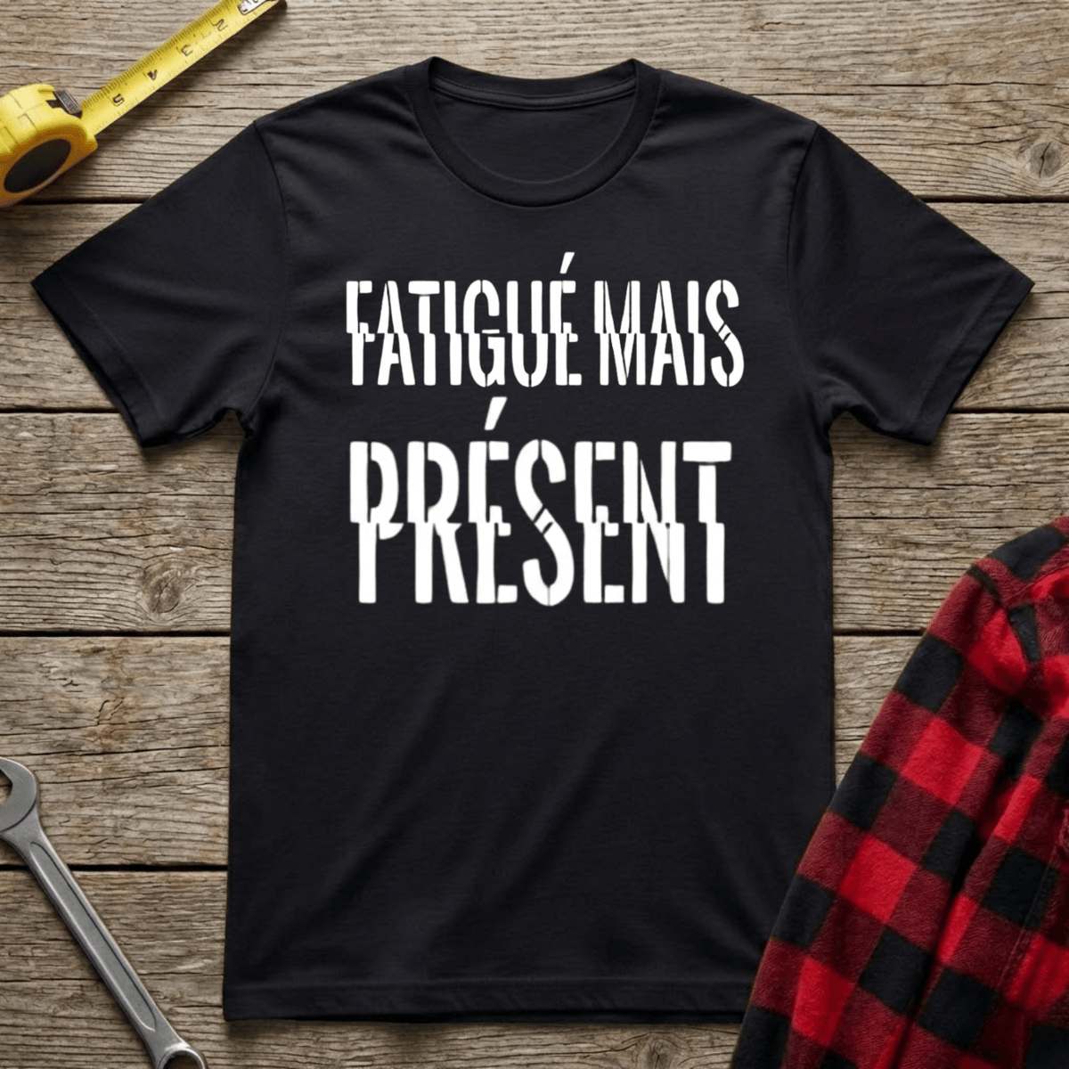 Fatigué mais Présent T-Shirt