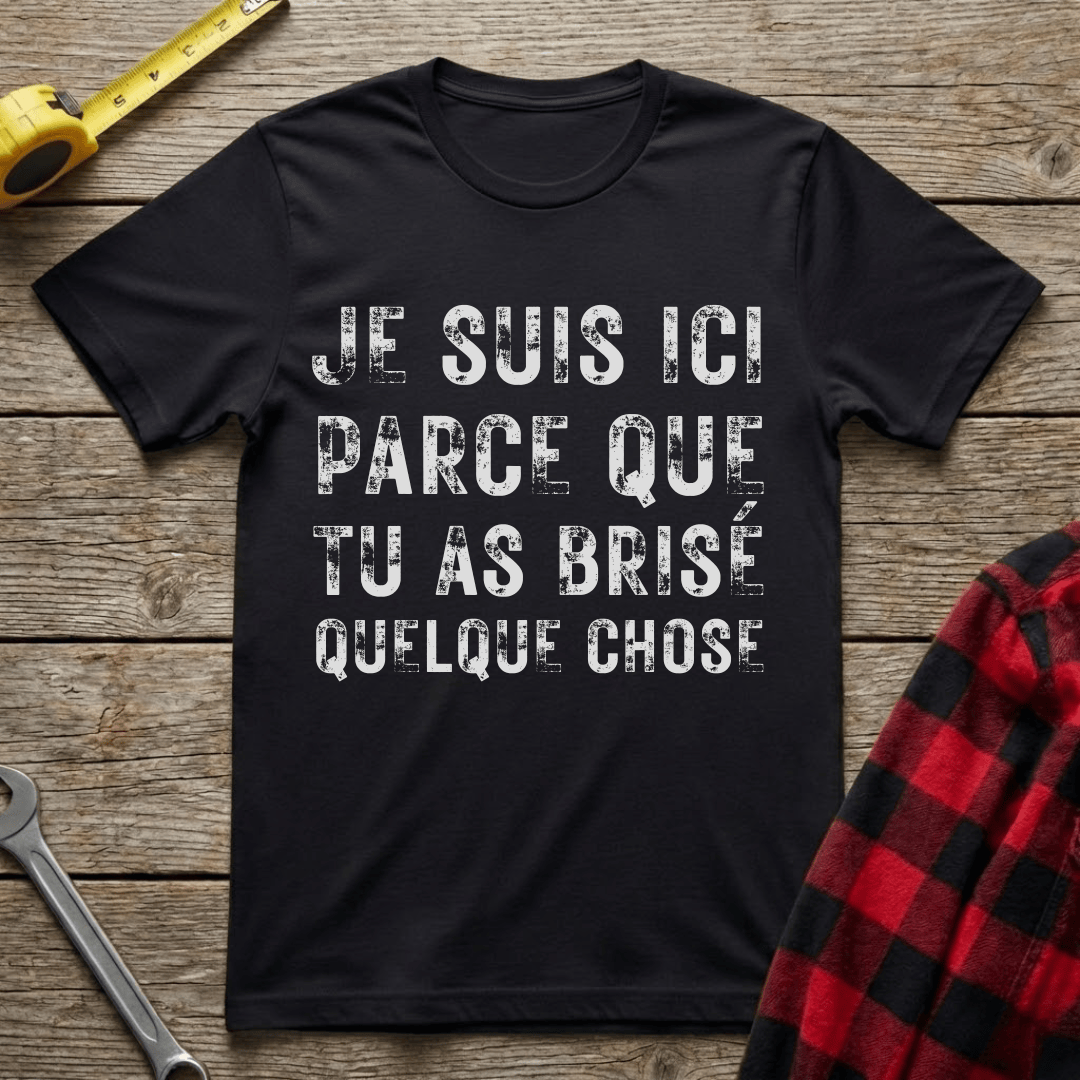 Tu as brisé quelque chose T-Shirt