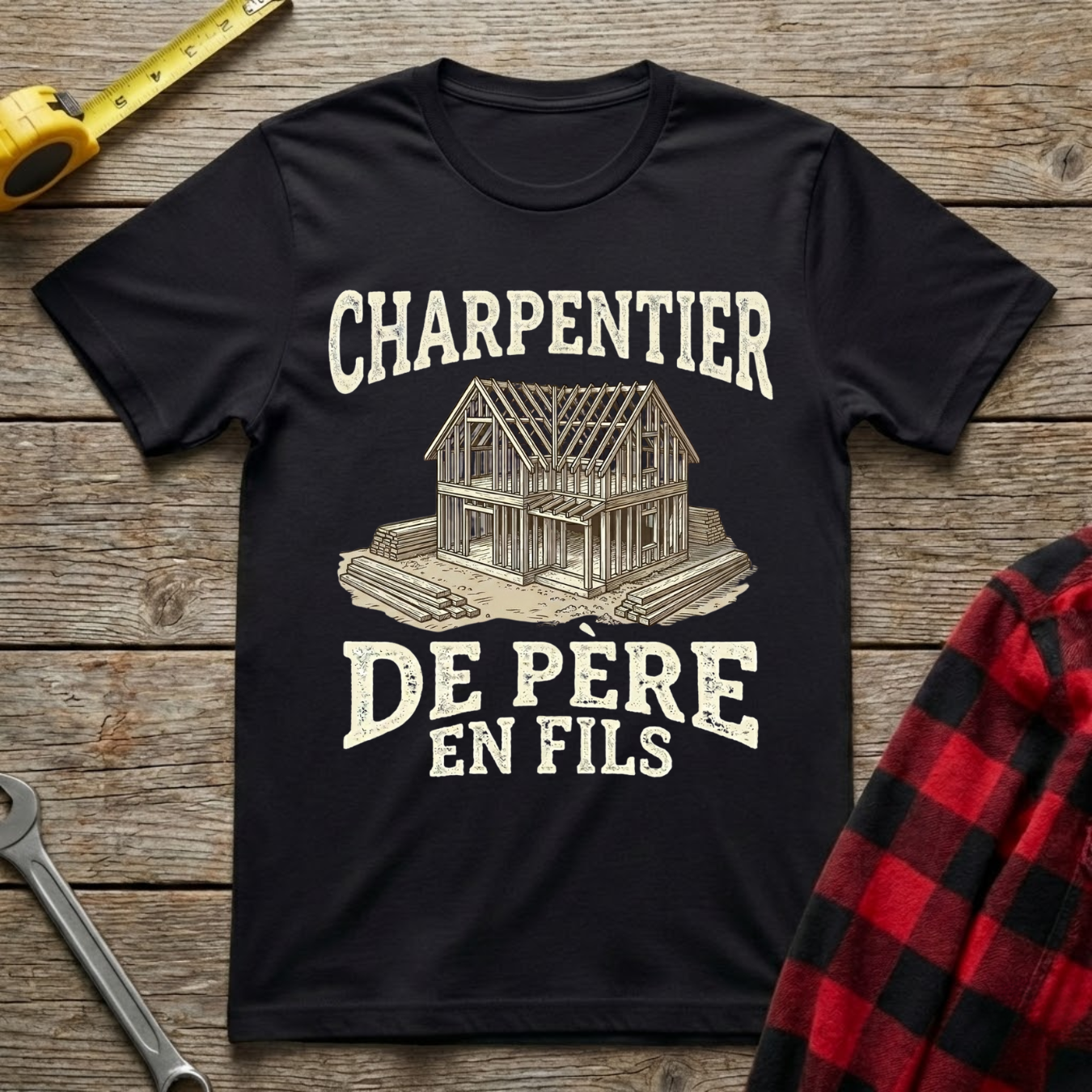 Charpentier de père en fils T-Shirt