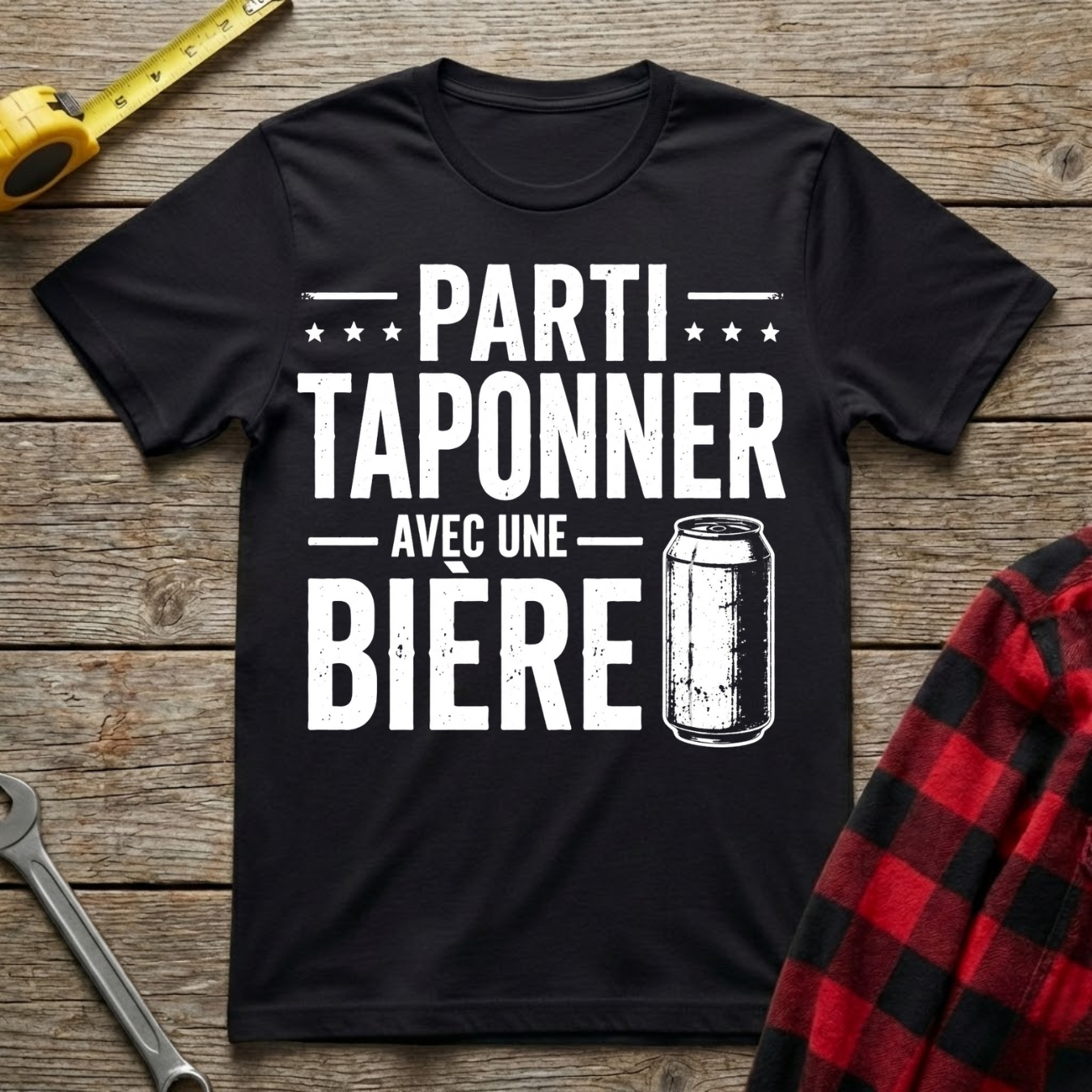 Parti Taponner Avec Une Bière T-Shirt