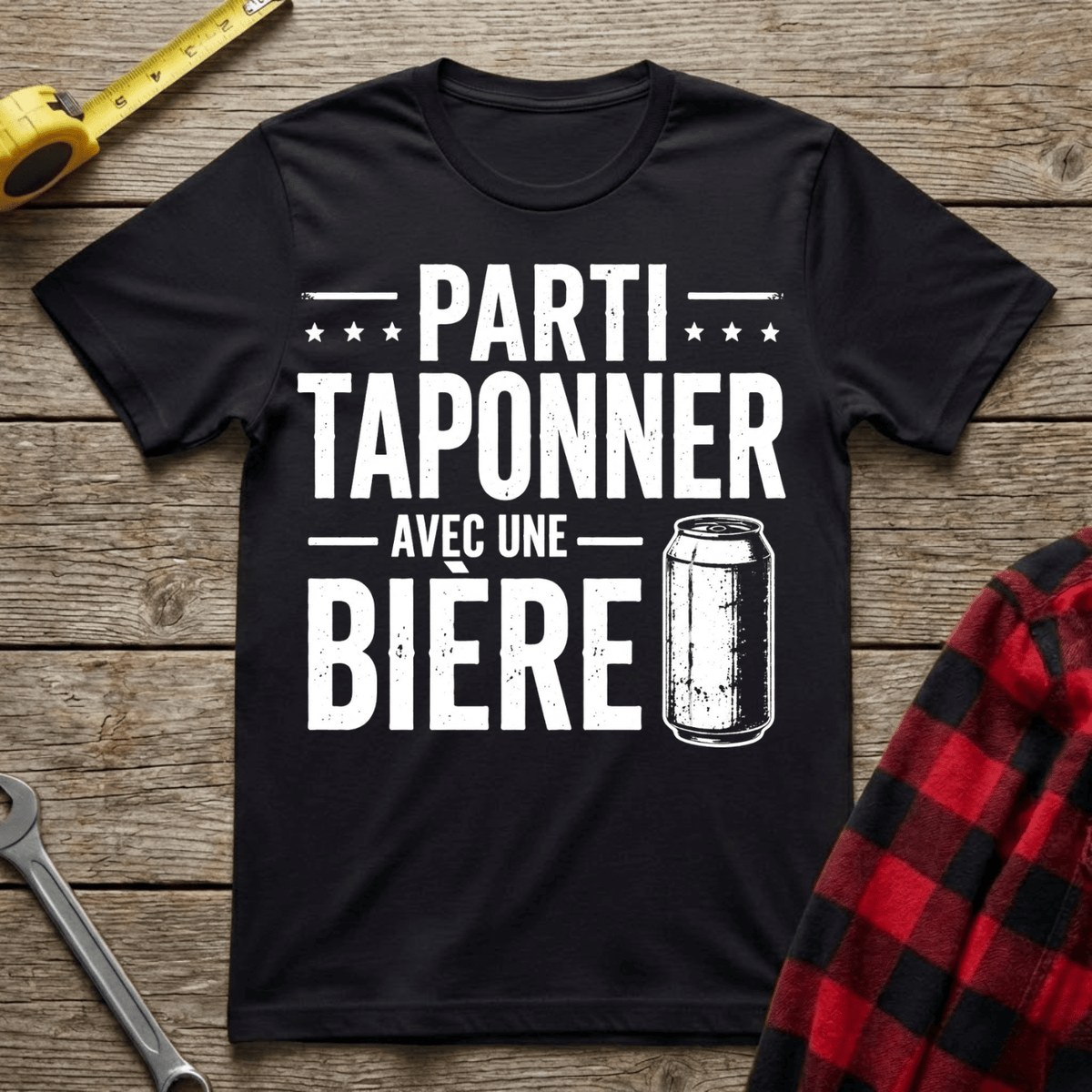 Parti Taponner Avec Une Bière T-Shirt