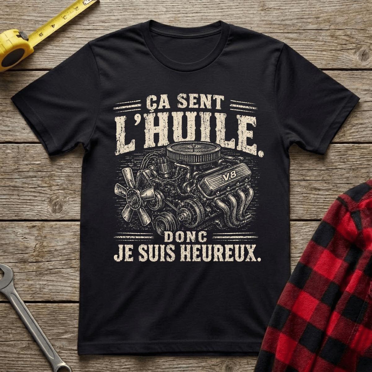 Ça sent l'huile T-Shirt