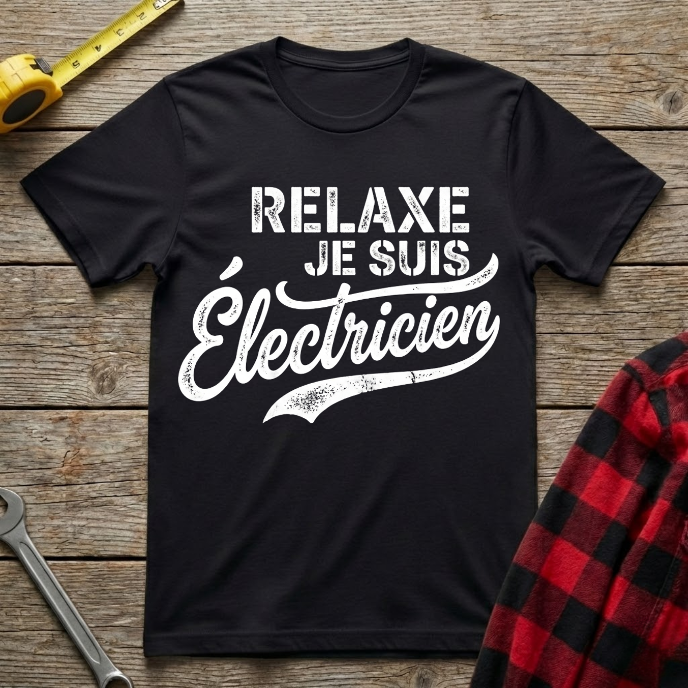 Relaxe je suis Électricien T-Shirt
