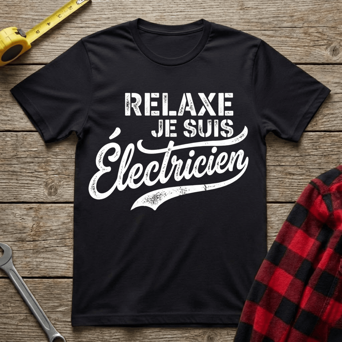 Relaxe je suis Électricien T-Shirt
