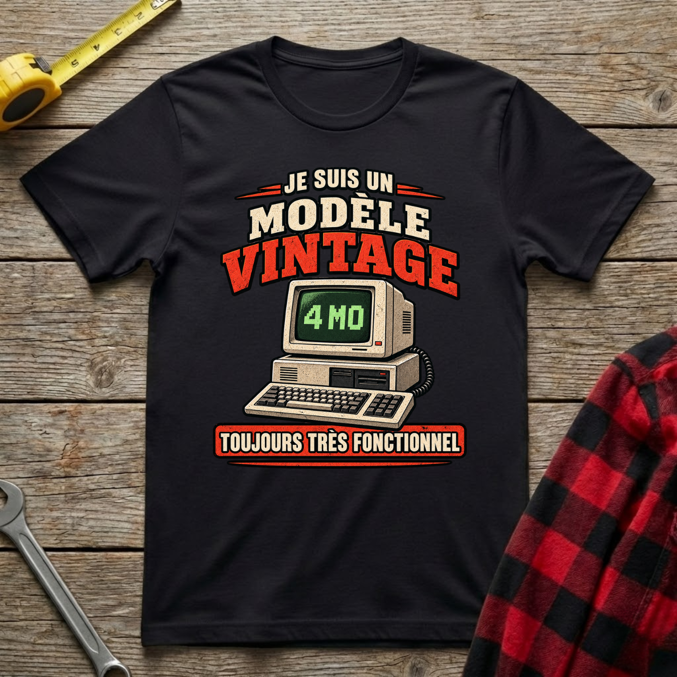 Modèle Vintage, Toujours Très Fonctionnel T-Shirt