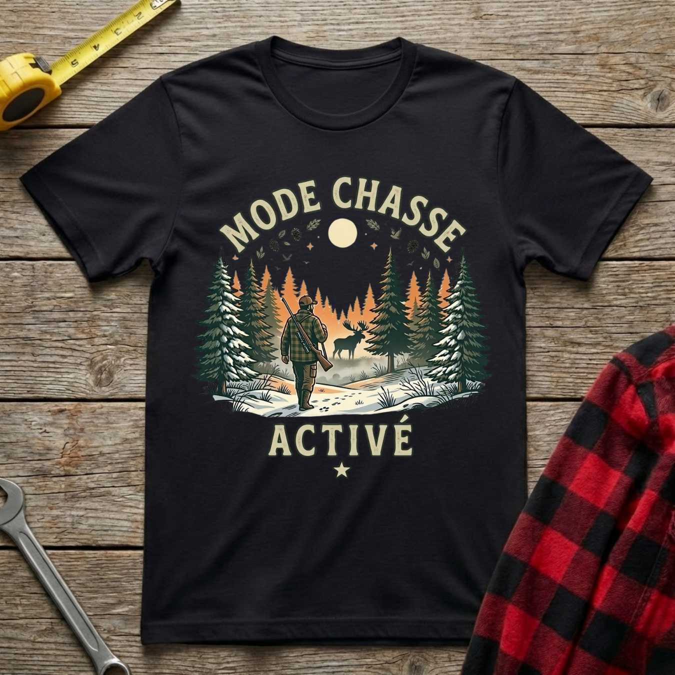 Mode Chasse Activé T-Shirt