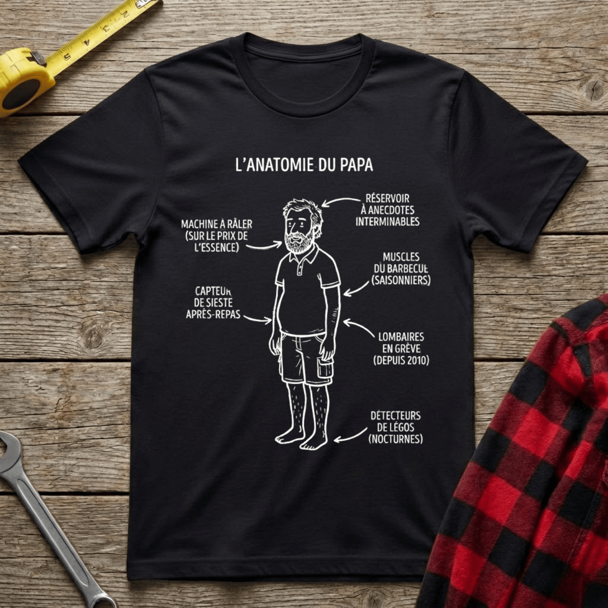 Anatomie du papa T-Shirt