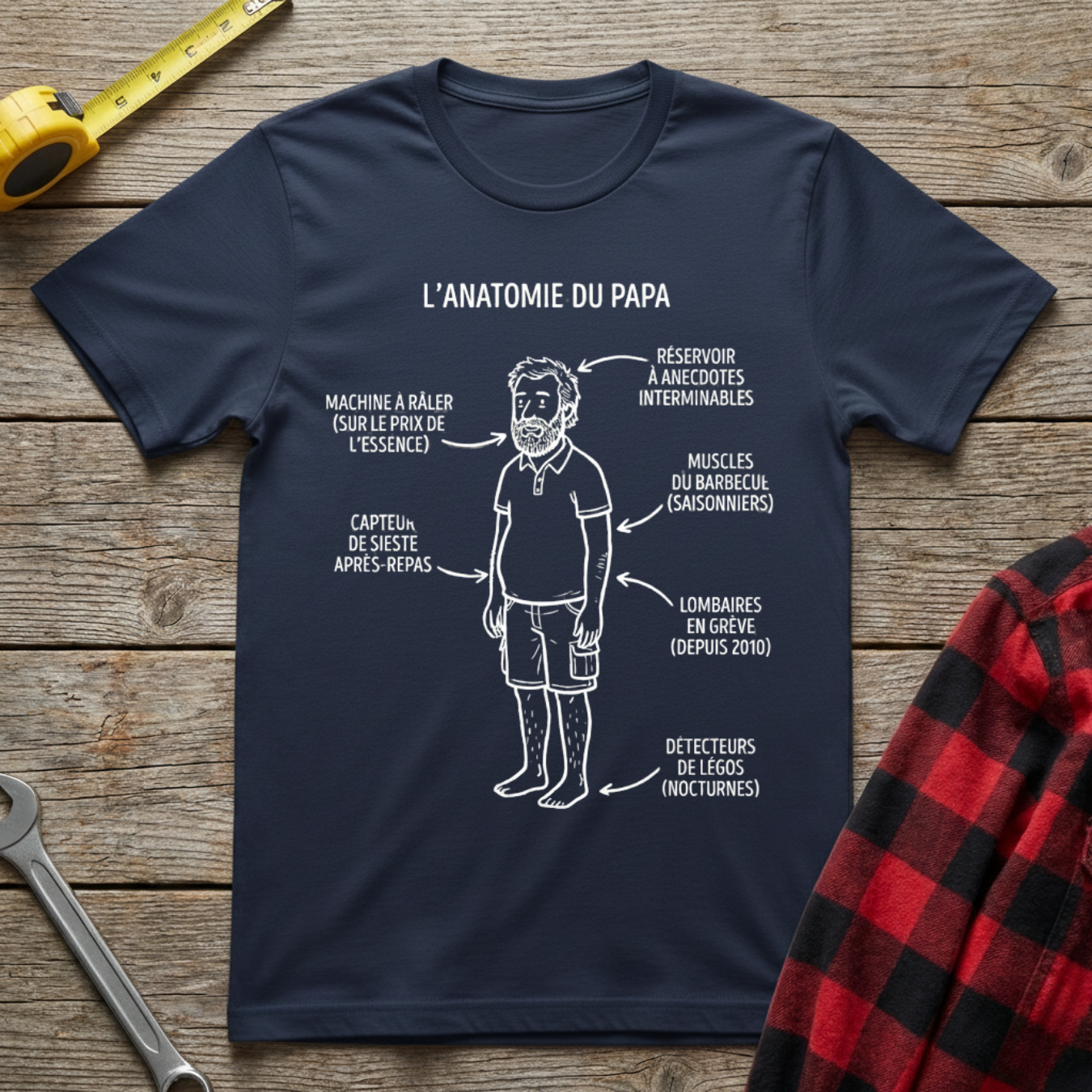 Anatomie du papa T-Shirt