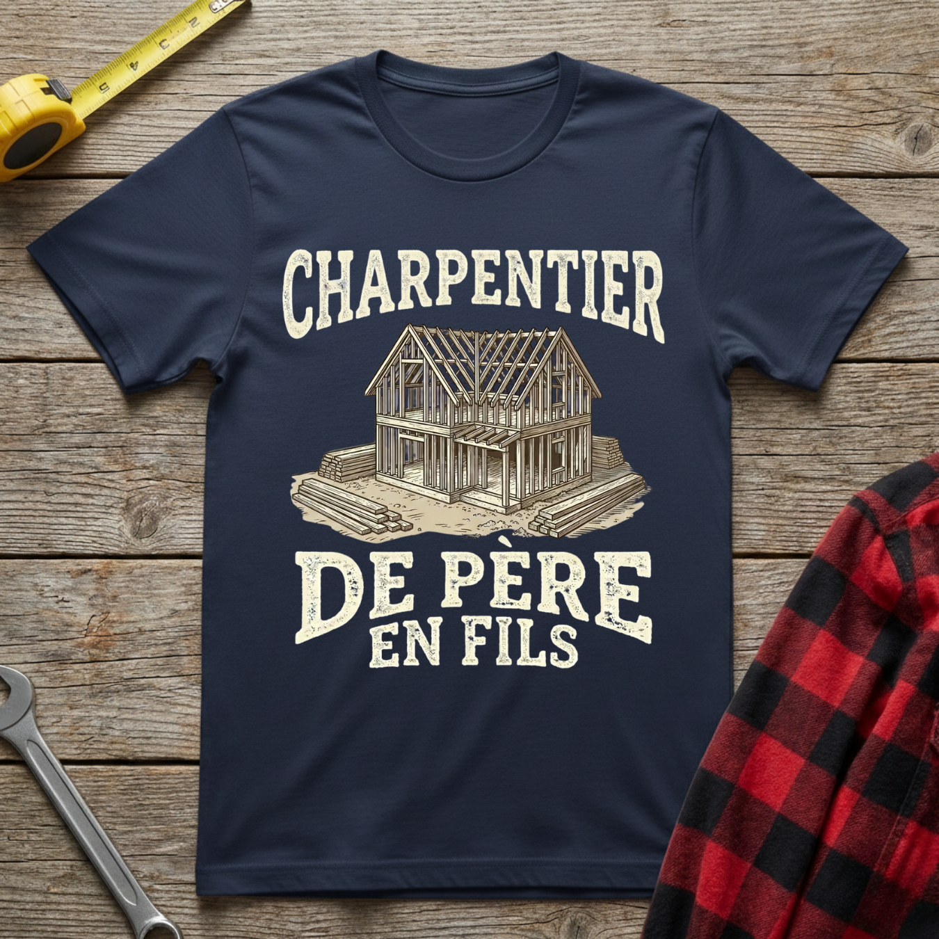 Charpentier de père en fils T-Shirt