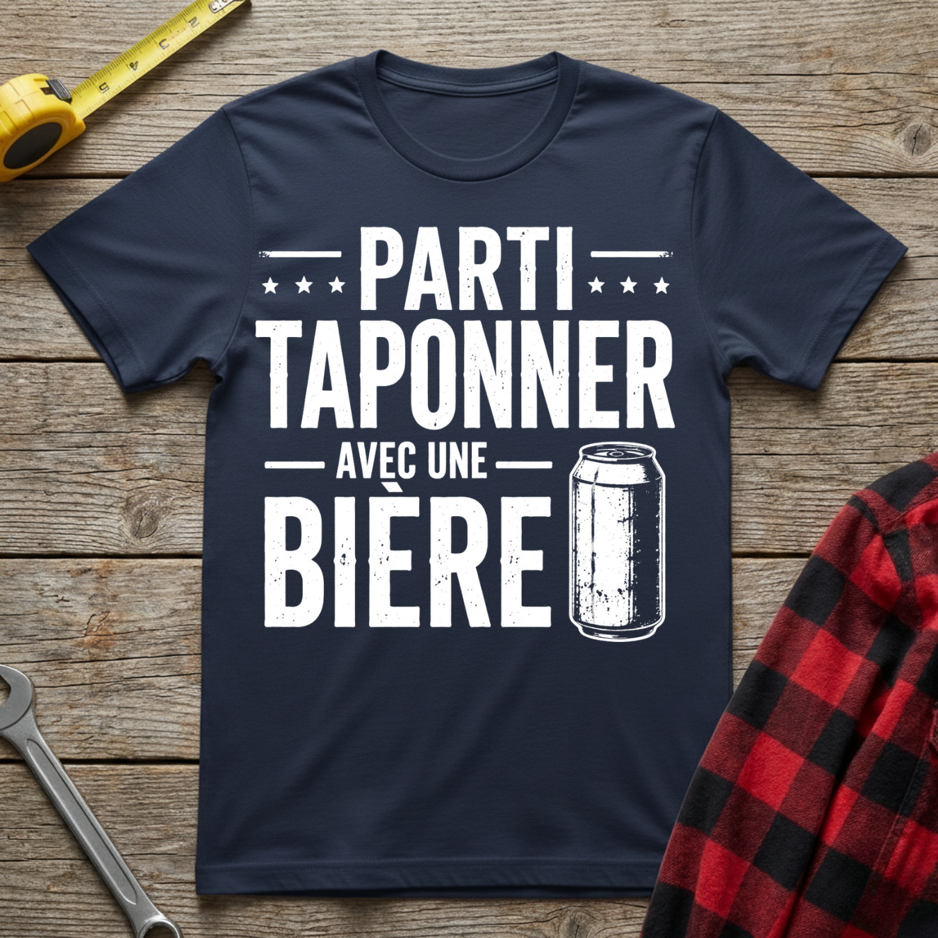 Parti Taponner Avec Une Bière T-Shirt