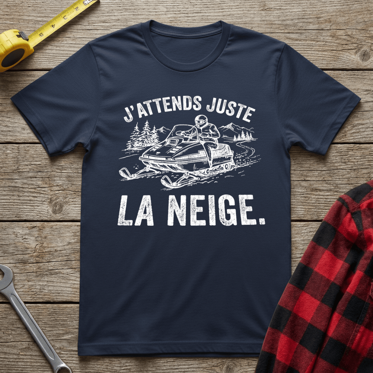 J'attends La Neige T-Shirt