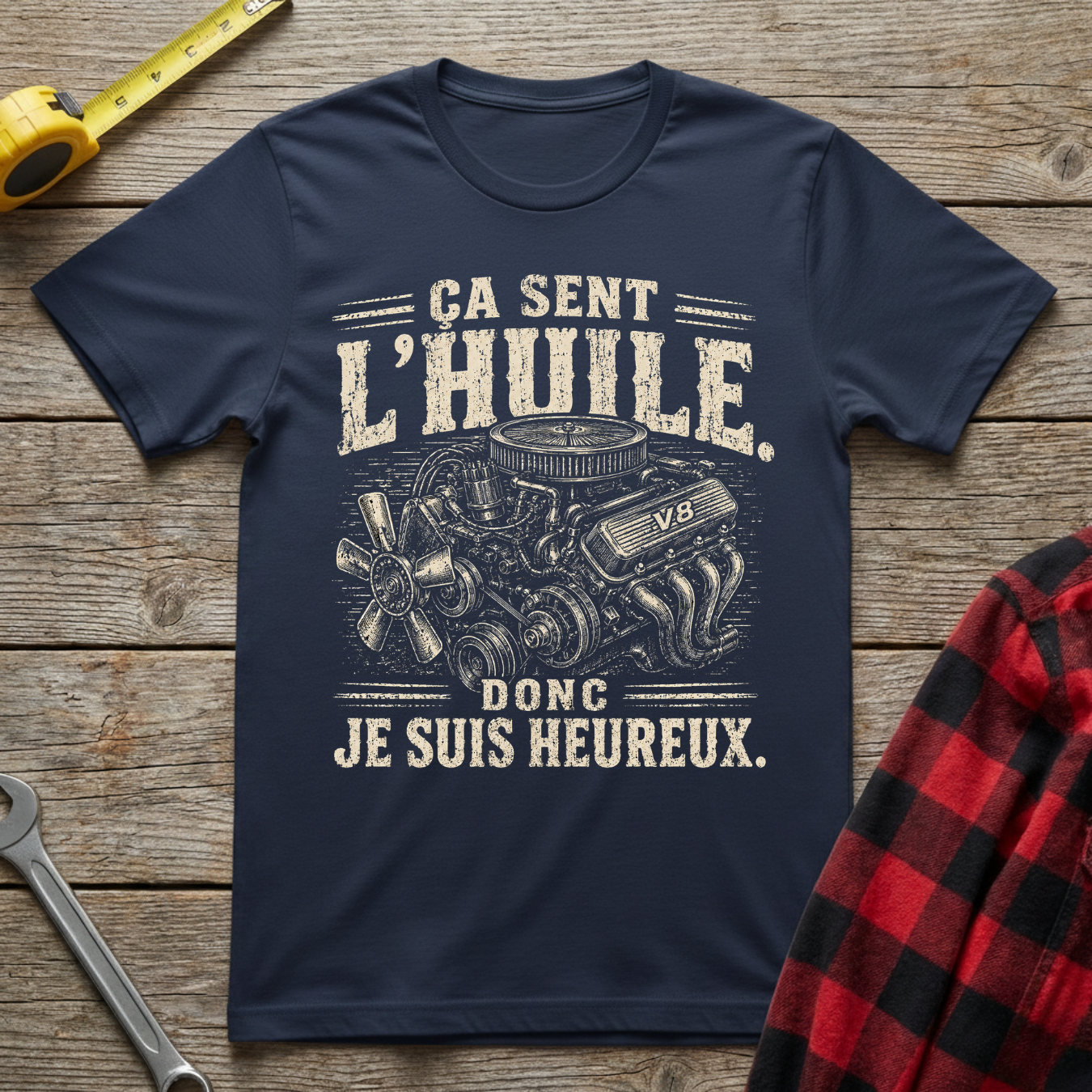 Ça sent l'huile T-Shirt