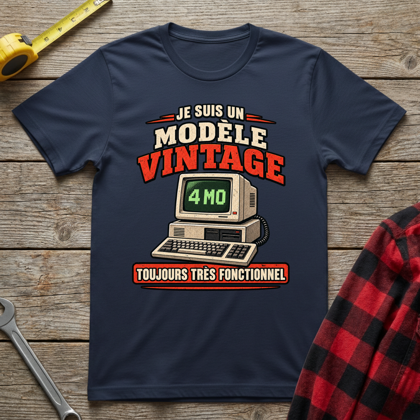 Modèle Vintage, Toujours Très Fonctionnel T-Shirt