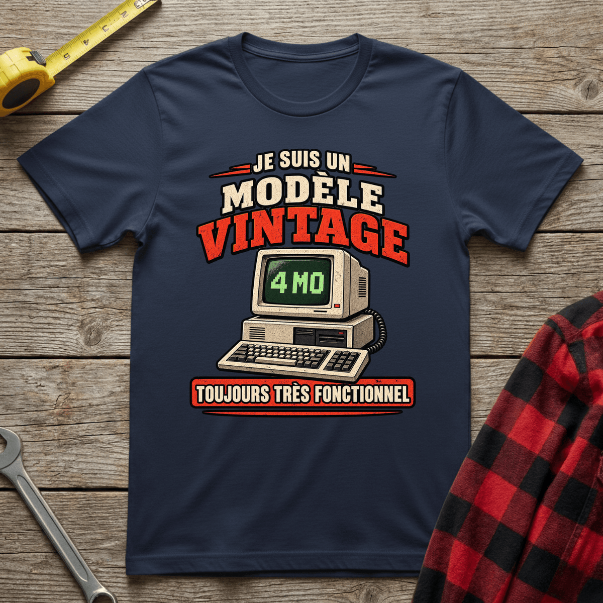 Modèle Vintage, Toujours Très Fonctionnel T-Shirt