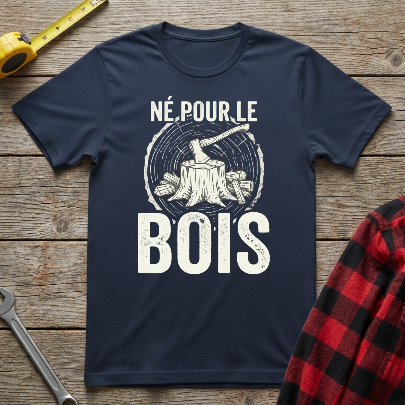 Né pour le bois T-Shirt