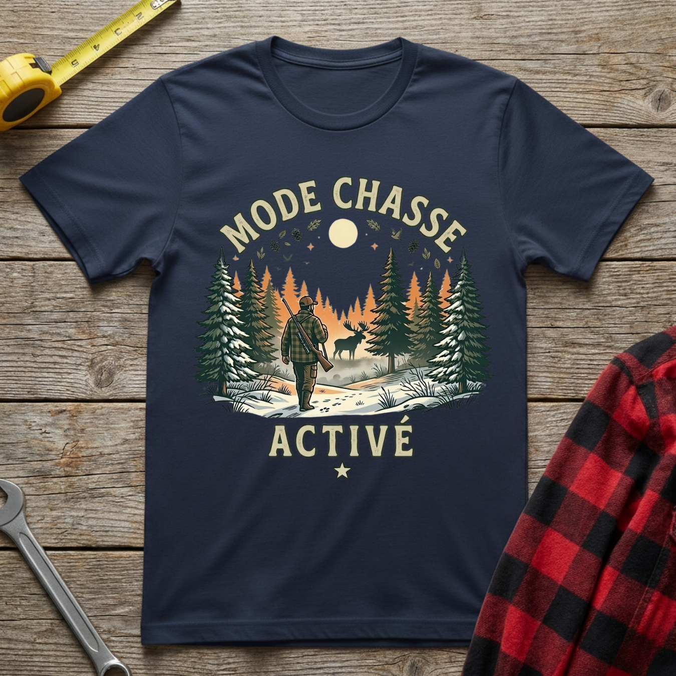 Mode Chasse Activé T-Shirt