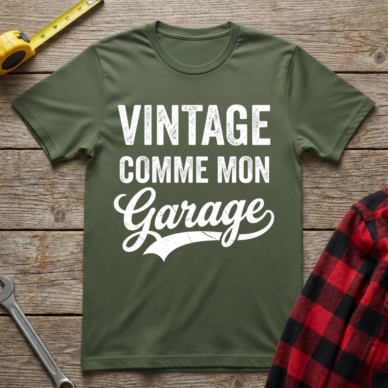 Vintage Comme Mon Garage T-Shirt