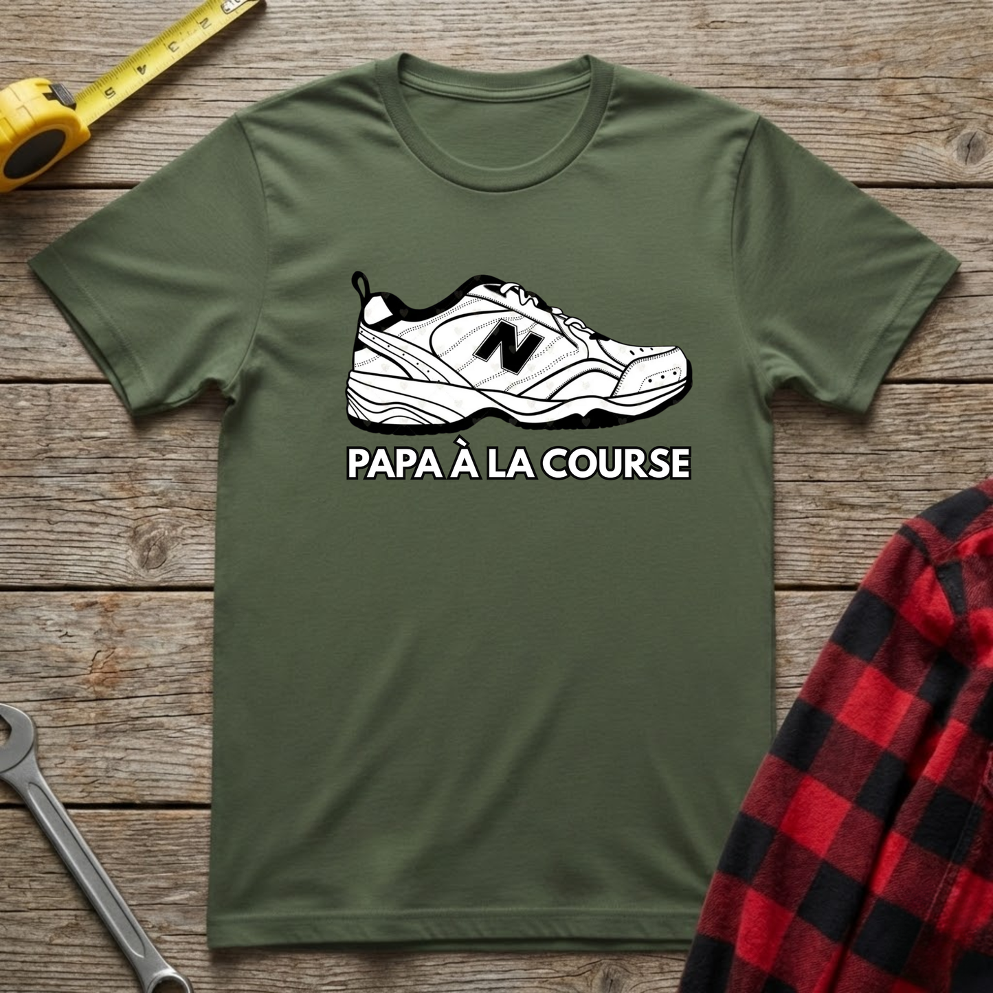 Papa à la course T-Shirt