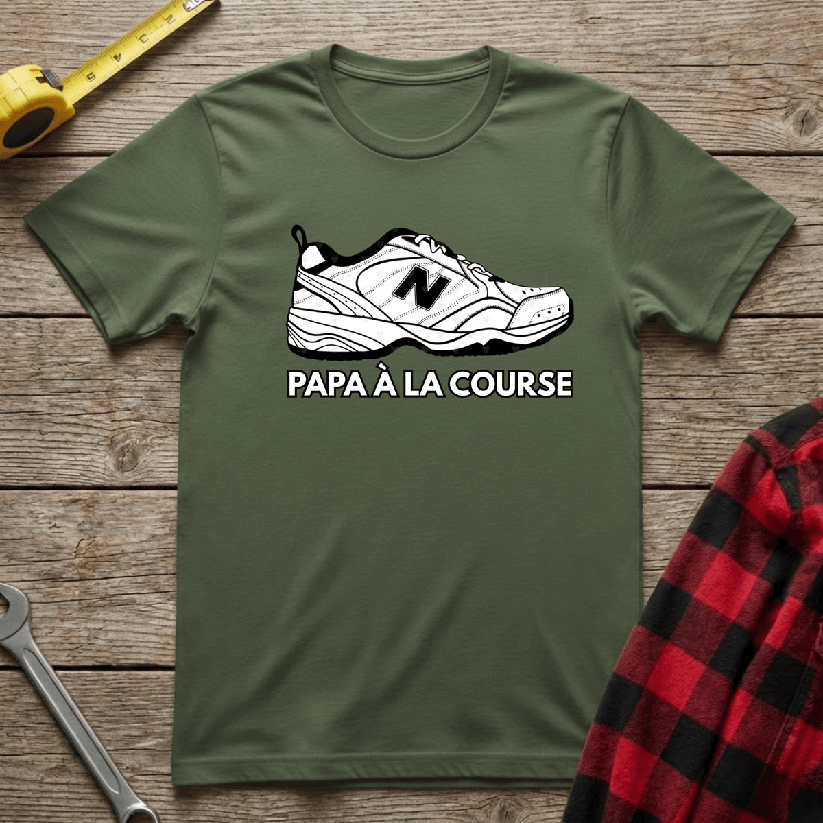 Papa à la course T-Shirt