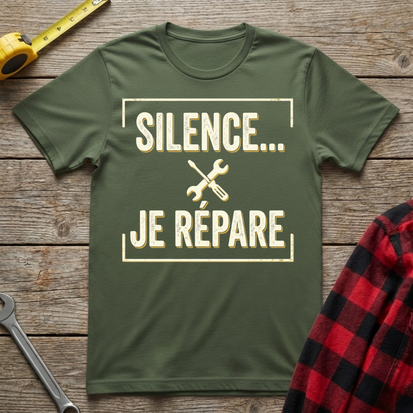 Silence je répare T-Shirt