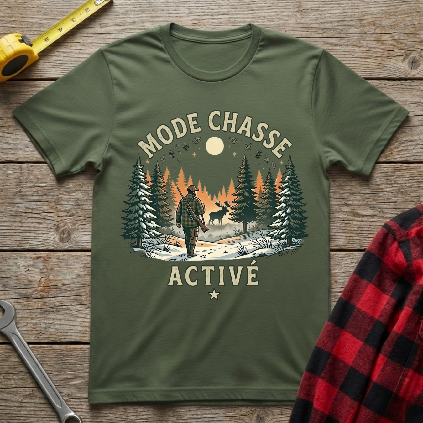 Mode Chasse Activé T-Shirt