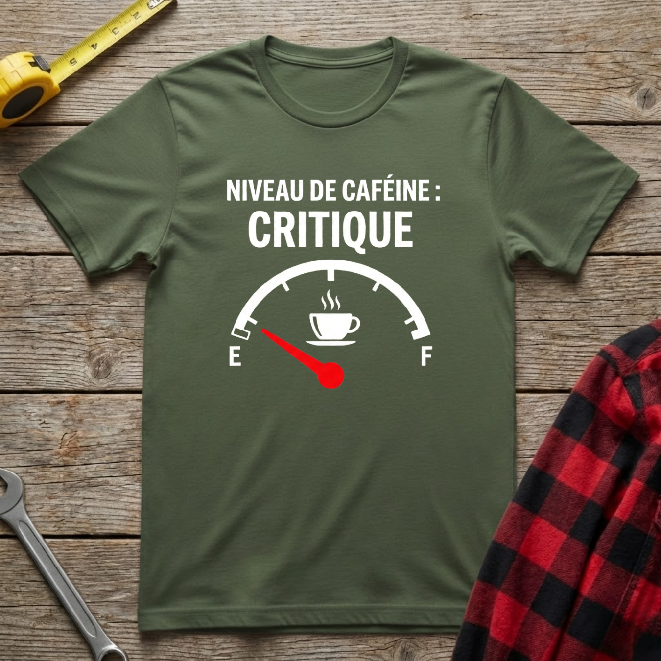 Niveau de caféine 0% T-Shirt