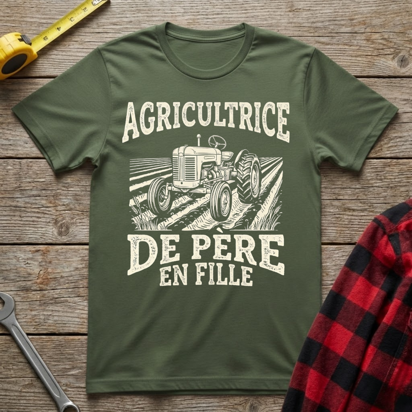 Agricultrice de père en fille T-Shirt