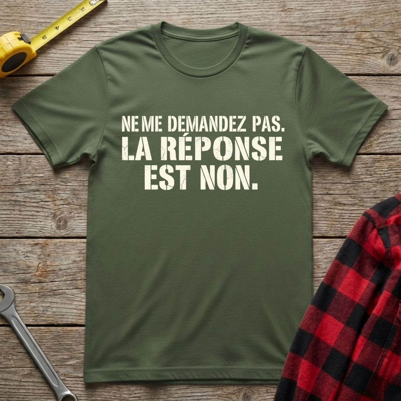 La réponse est non T-Shirt