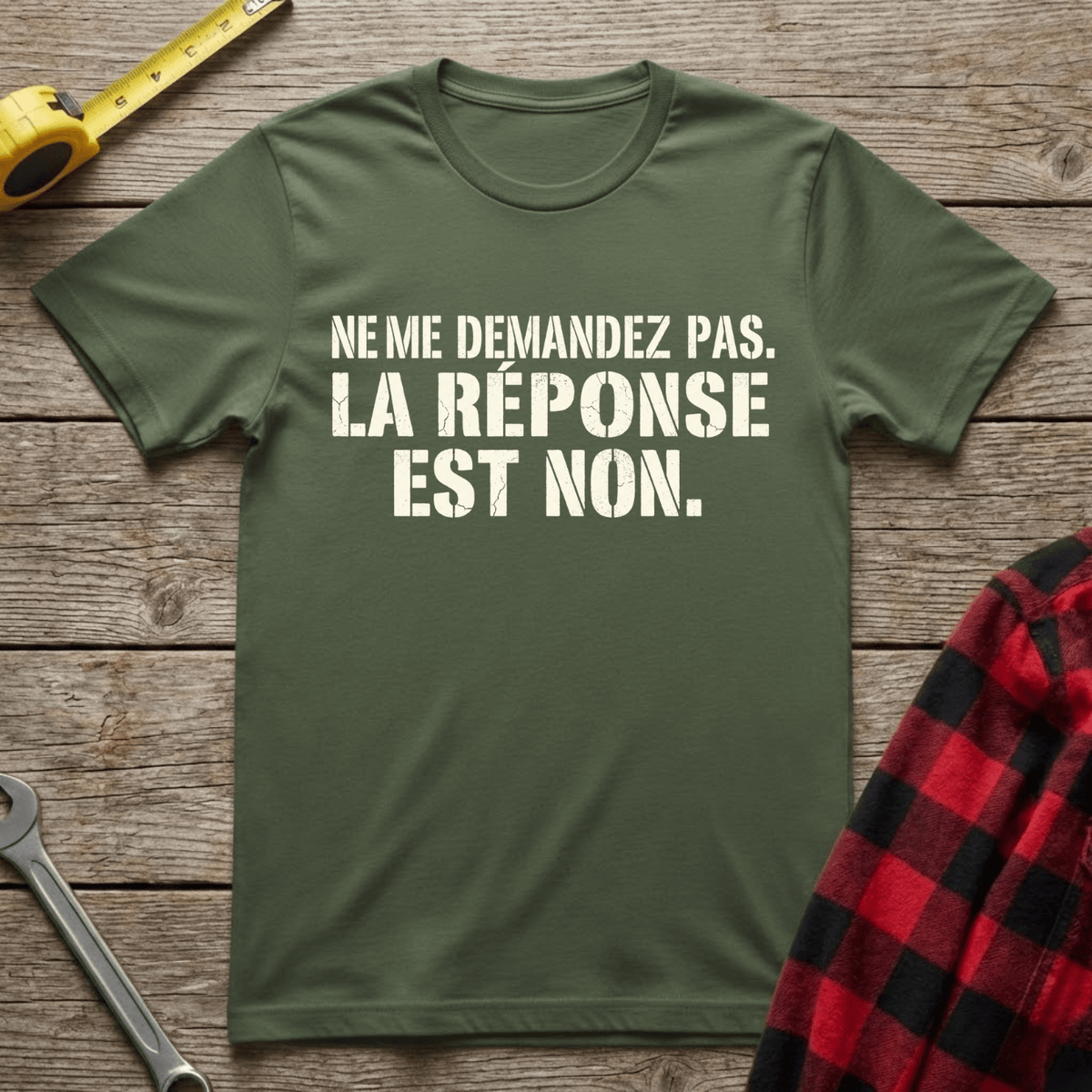 La réponse est non T-Shirt