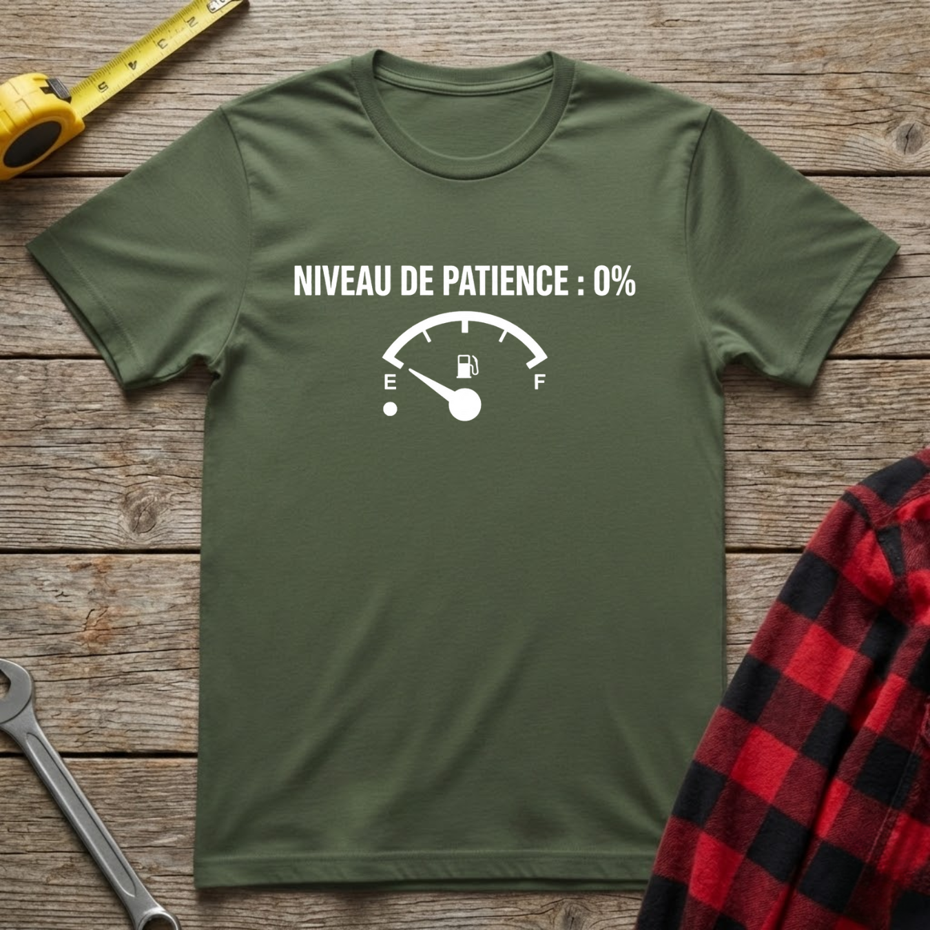 Niveau de patience 0% T-Shirt