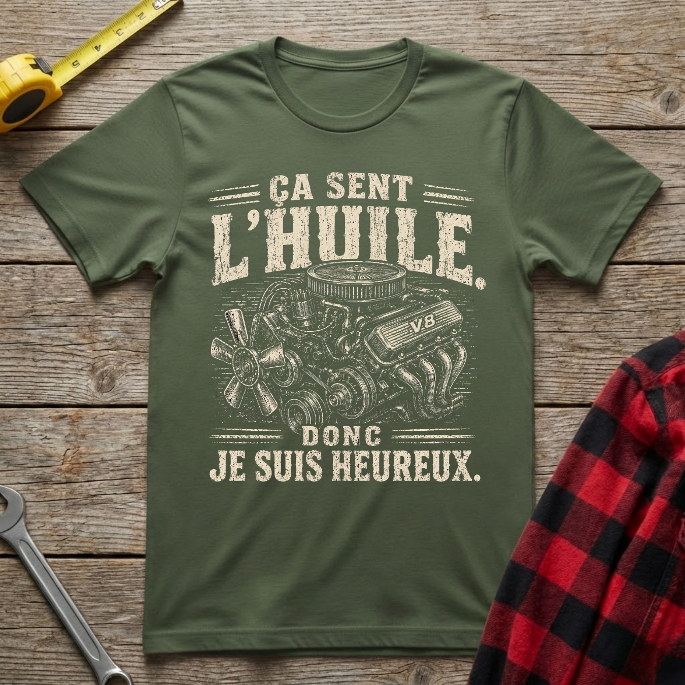 Ça sent l'huile T-Shirt