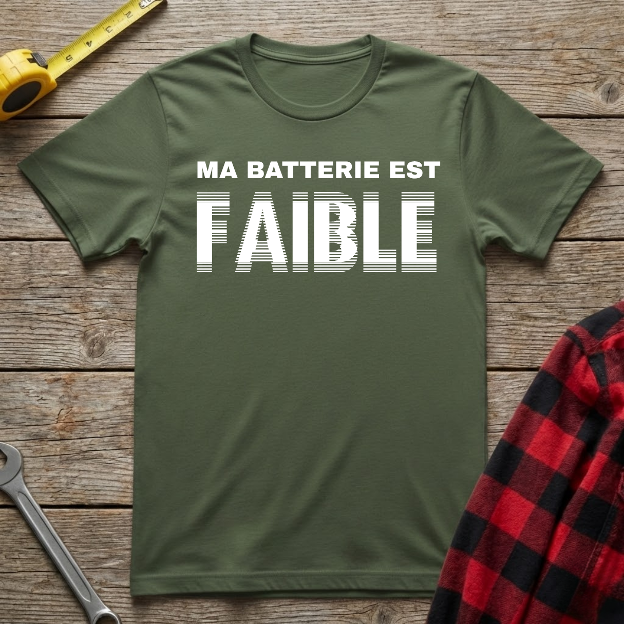 Batterie Faible T-Shirt