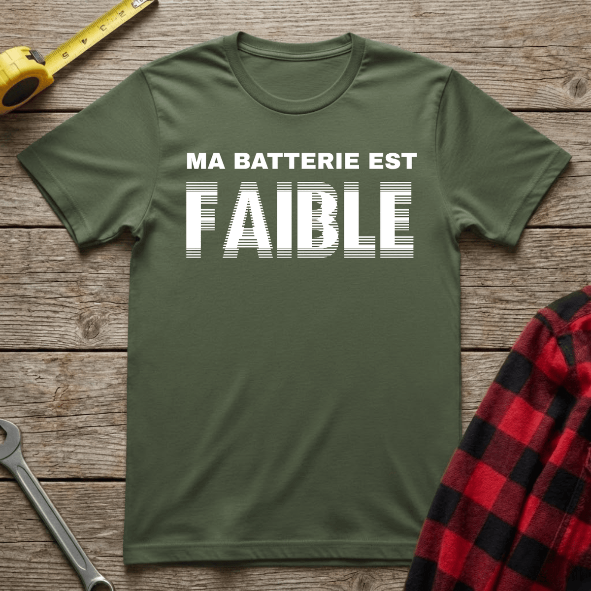 Batterie Faible T-Shirt