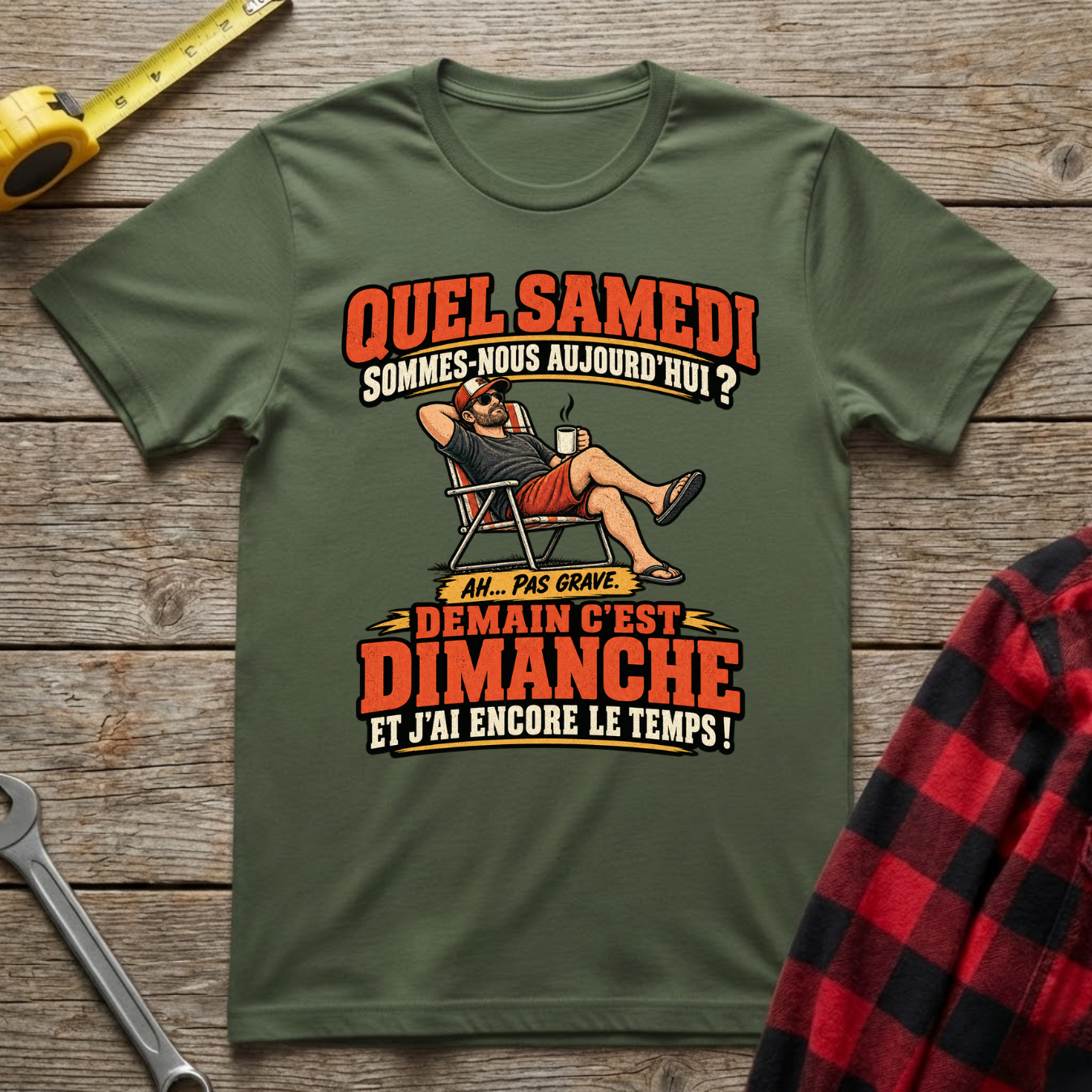 Quel Samedi Sommes-Nous T-Shirt