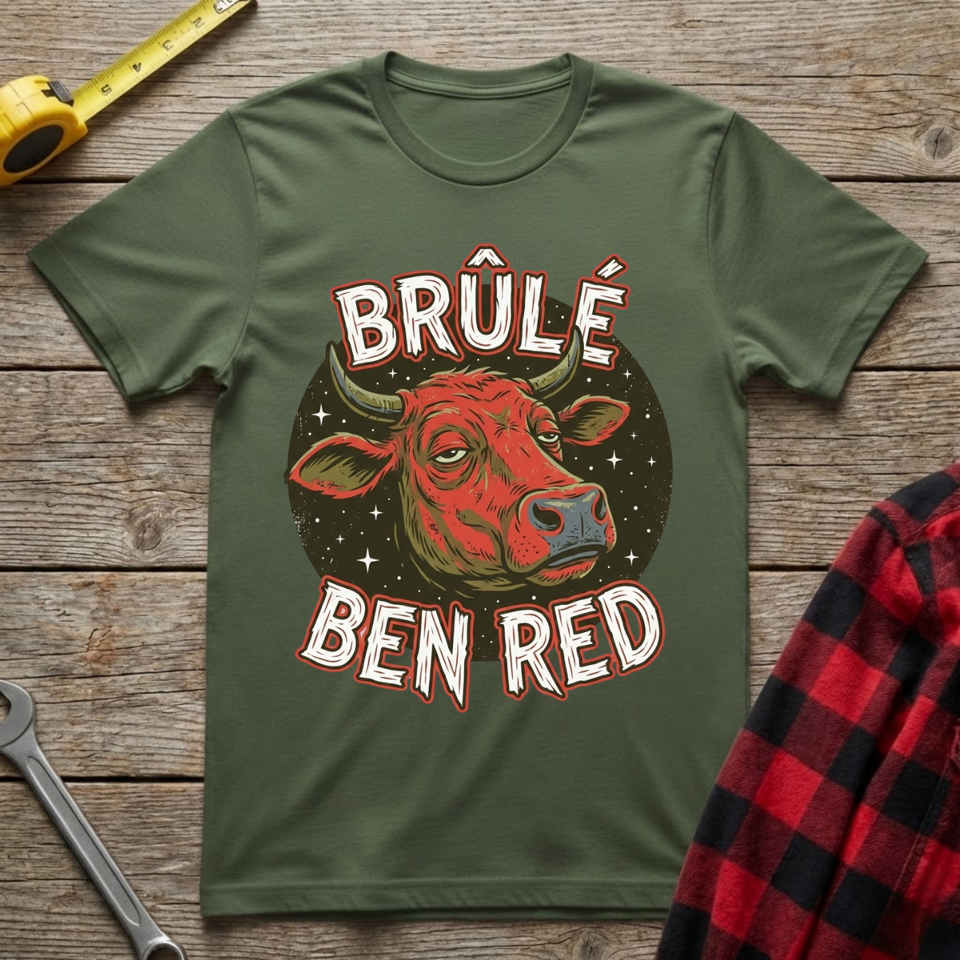 Brûlé ben red T-Shirt