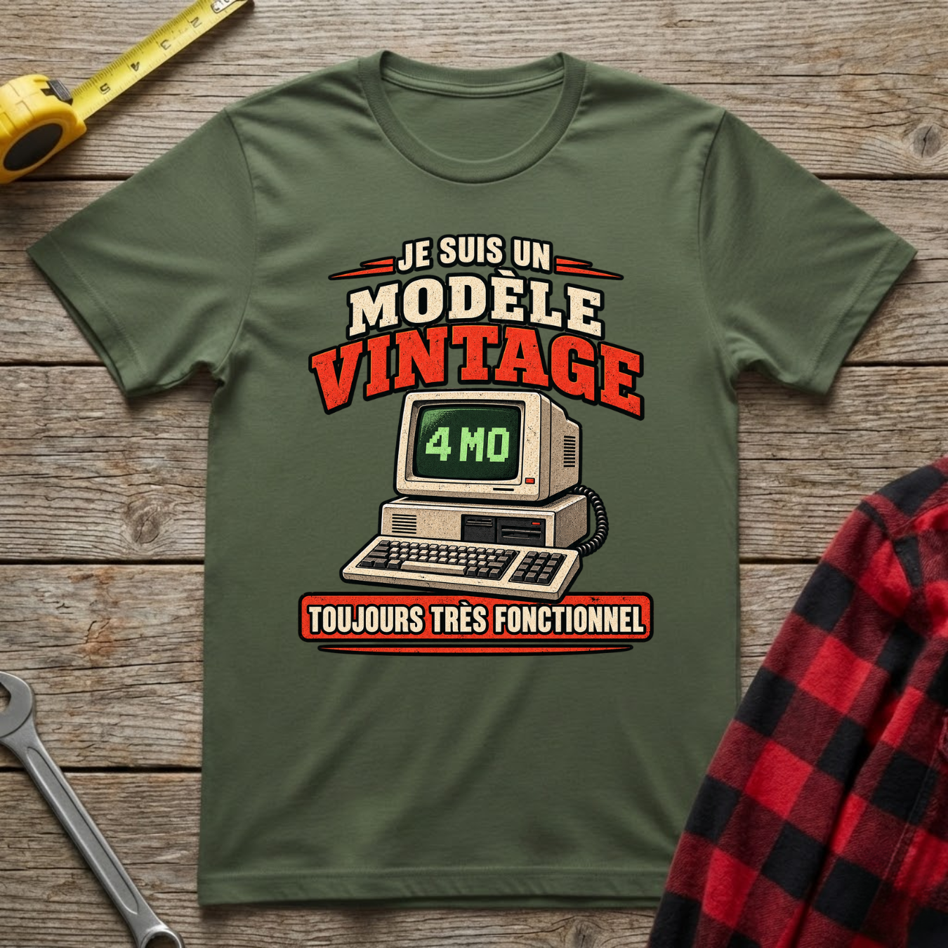 Modèle Vintage, Toujours Très Fonctionnel T-Shirt
