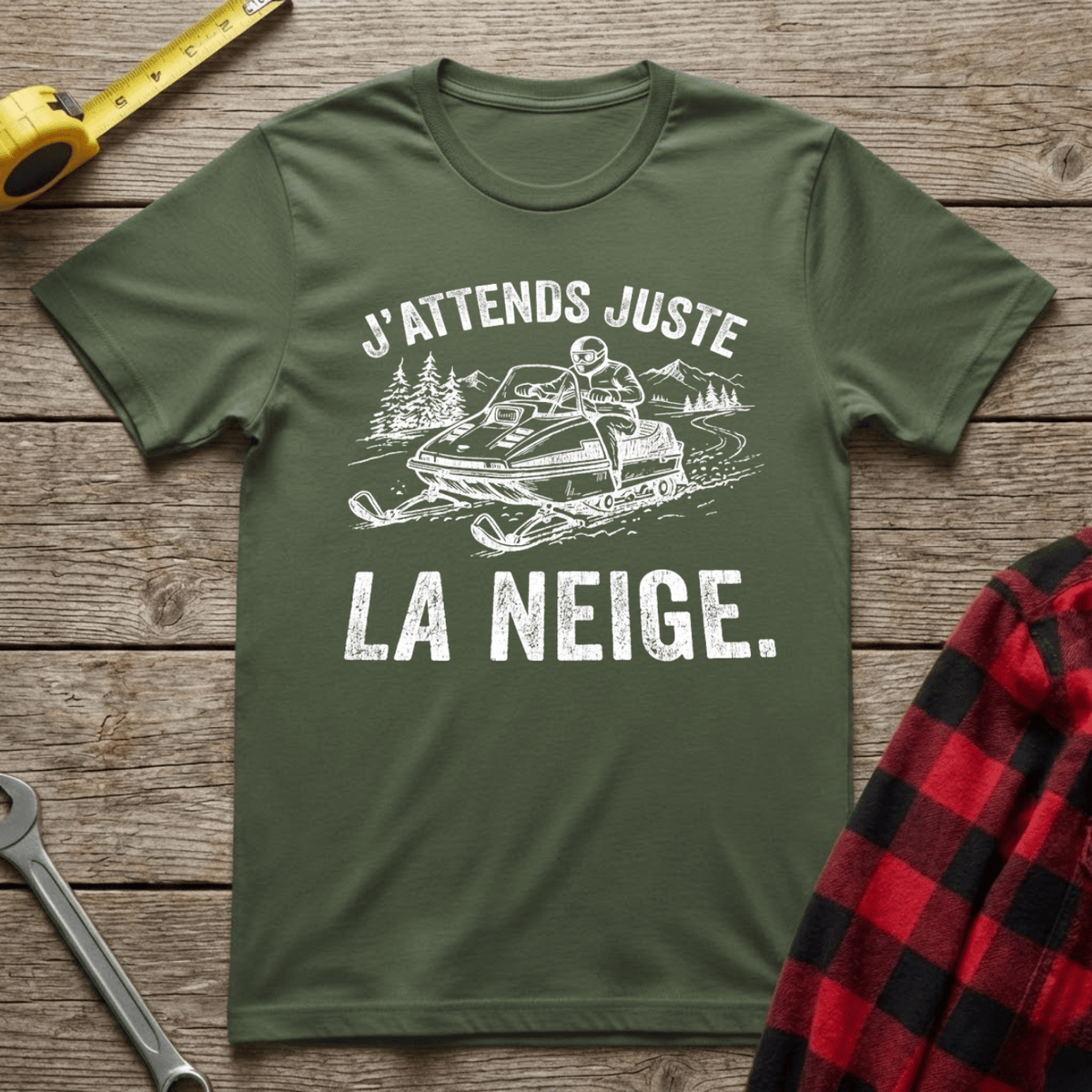 J'attends La Neige T-Shirt