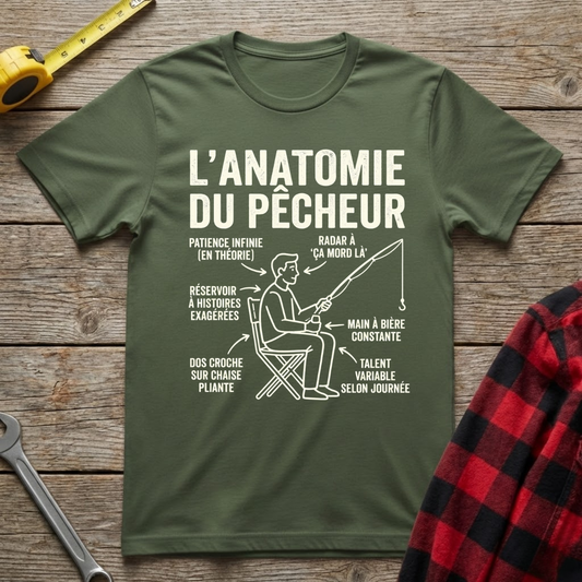 Anatomie du pêcheur T-Shirt