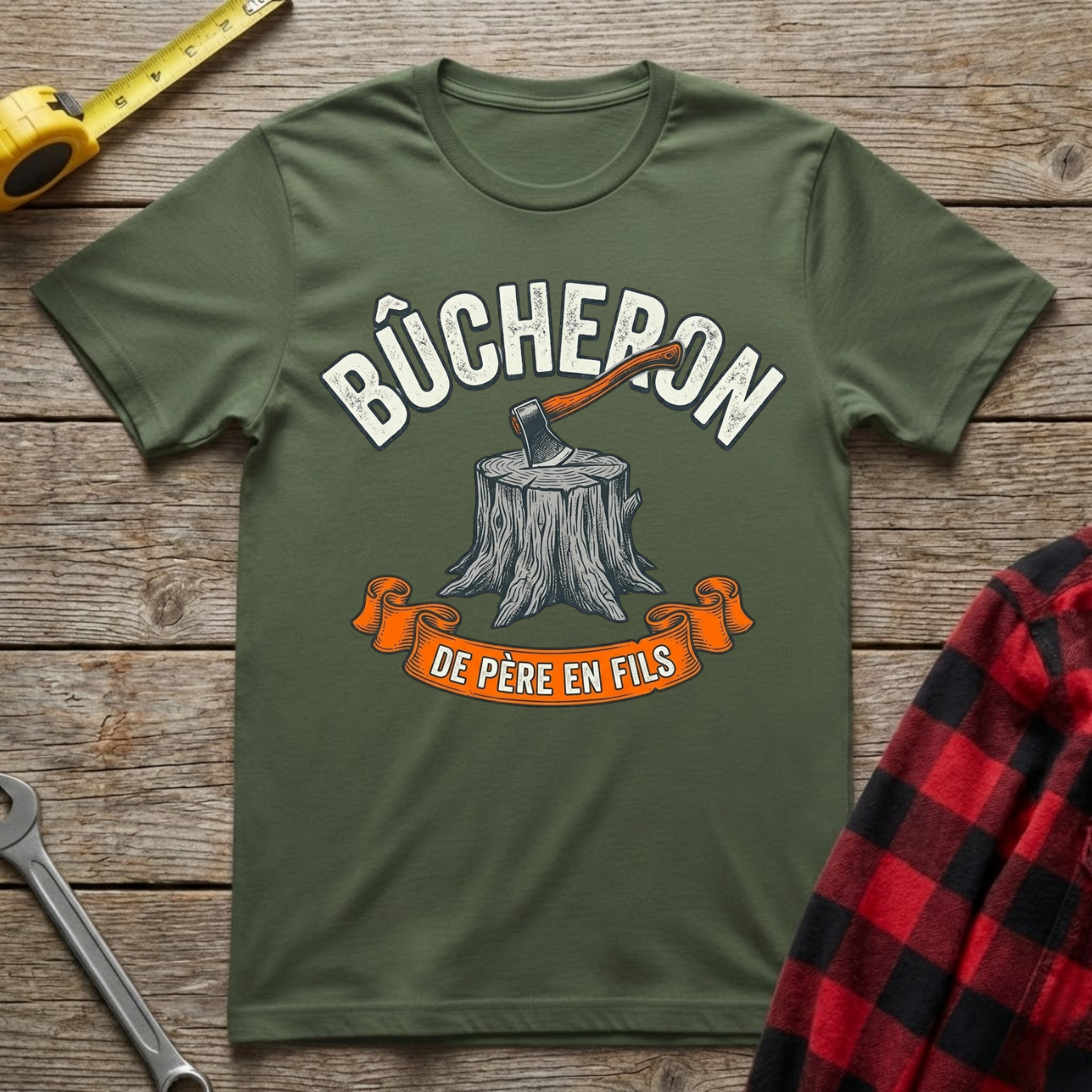 Bûcheron de père en fils T-Shirt