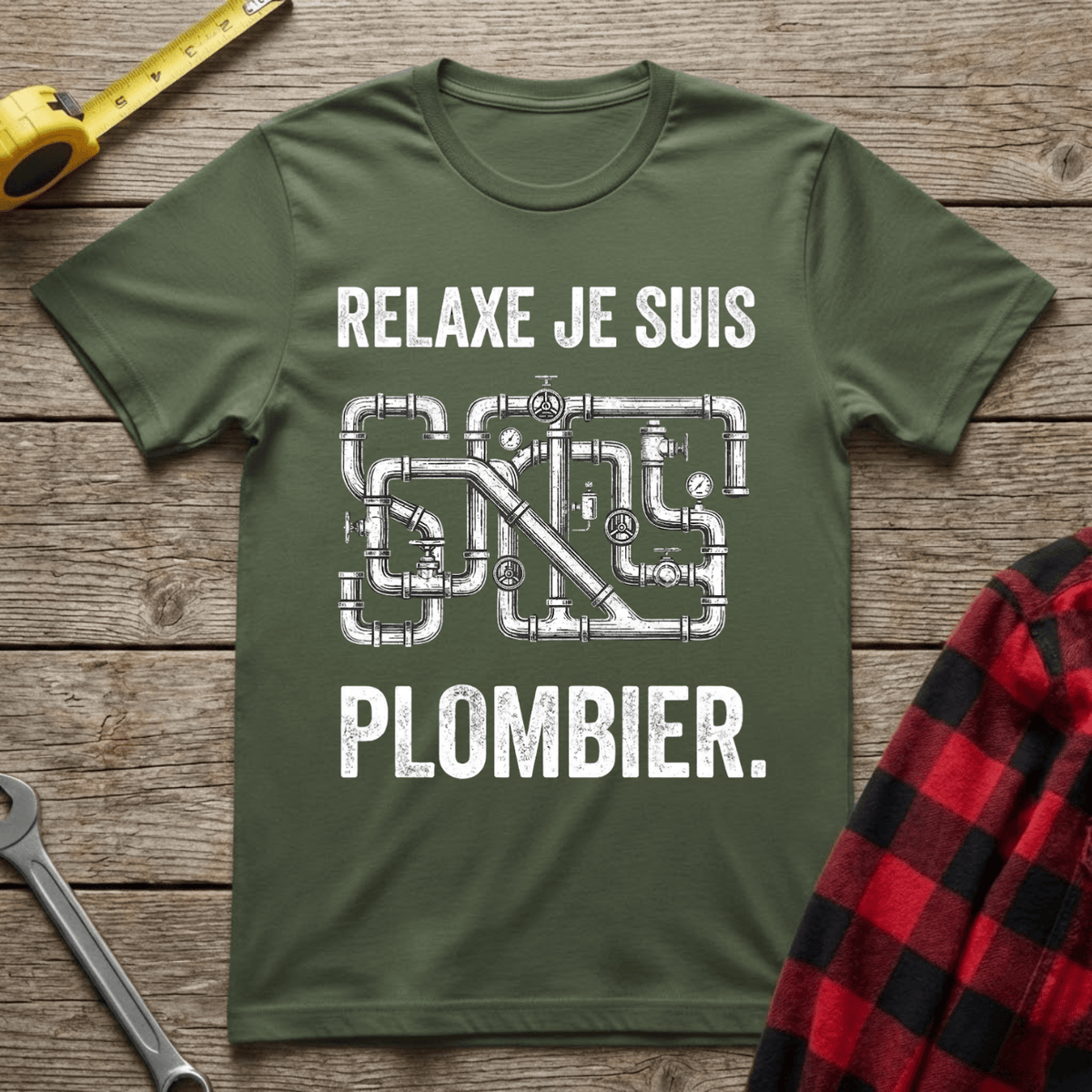 Relaxe Je Suis Plombier T-Shirt